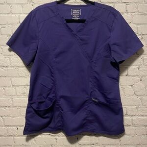 𝅺cherokee Scrub Top Size Large Purple